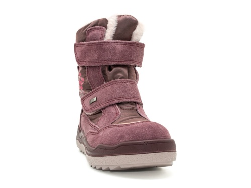 Ботинки IMAC для девочки, бордовые фото 3