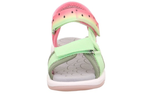 Босоножки Superfit для девочки, зелёные фото 3