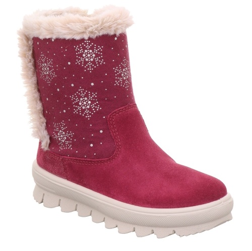 Полусапоги SUPERFIT для девочки, красные