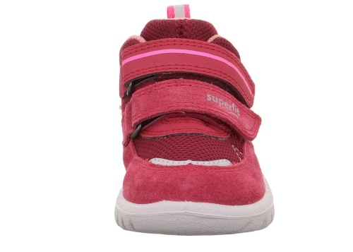 Кроссовки Superfit для девочки, бордовые фото 3
