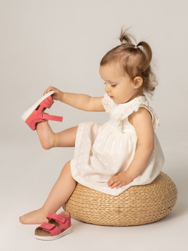 Босоножки SUPERFIT для девочки, розовые фото 5