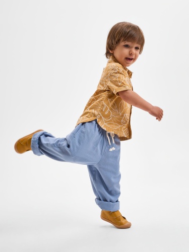 Ботинки Pablosky для мальчика, жёлтые фото 4