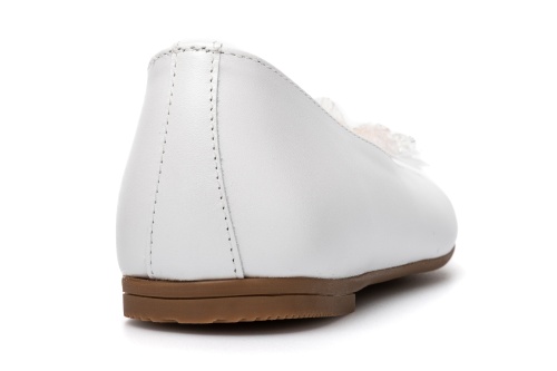 Туфли Paola для девочки, белые фото 7