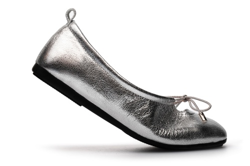 Туфли Paola для девочки, серебряные фото 5