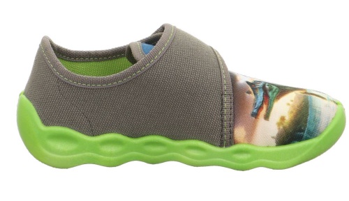 Тапочки Superfit для мальчика, зелёные фото 4