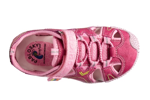 Сандалии Pablosky для девочки, розовые фото 4