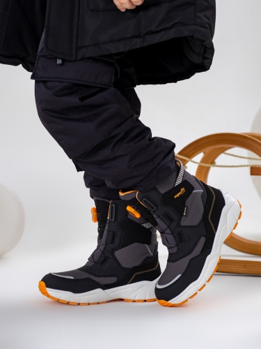 Полусапоги SUPERFIT для мальчика, черные фото 3