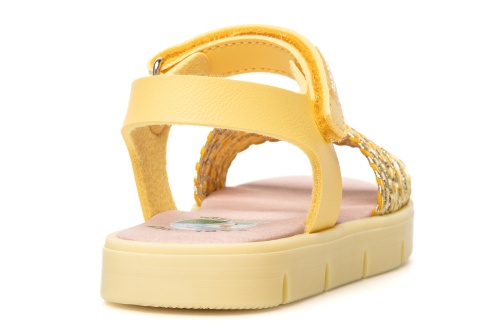 Босоножки Pablosky для девочки, жёлтые фото 3