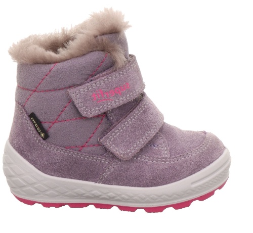 Ботинки Superfit для девочки, фиолетовые фото 2