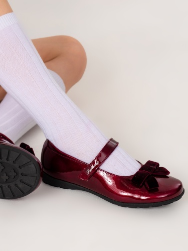 Туфли Pablosky для девочки, бордовые фото 2