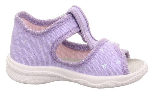 Босоножки Superfit для девочки, фиолетовые фото 4