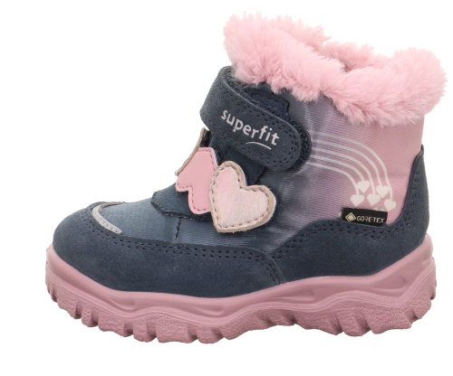 Ботинки Superfit для девочки, синие фото 2