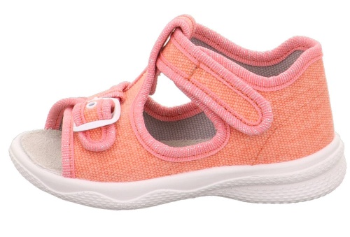 Босоножки Superfit для девочки, оранжевые фото 2