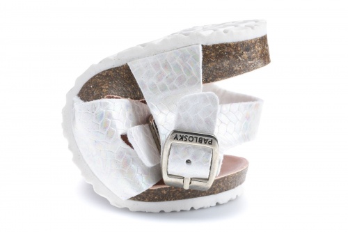 Сандалии БИО PABLOSKY для девочки, белые фото 6
