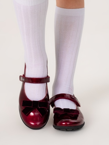 Туфли Pablosky для девочки, бордовые фото 3