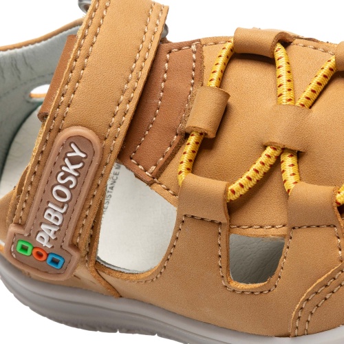 Сандалии Pablosky для мальчика, коричневые фото 11
