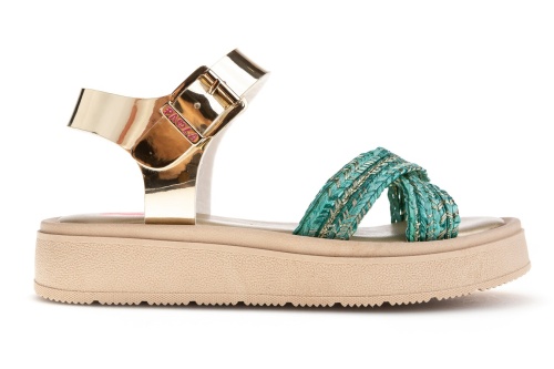 Босоножки PAOLA для девочки, золотые фото 2