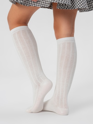 Гольфы Pablosky для девочки, молочные фото 3