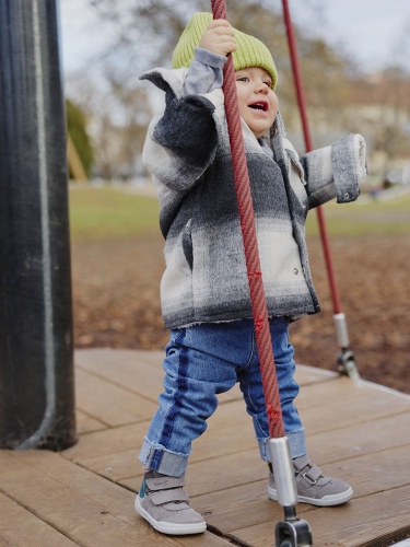 Ботинки Superfit для мальчика, серые фото 4