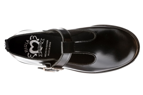 Туфли PAOLA для девочки, чёрные фото 4