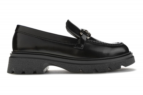 Лоферы PAOLA для девочки, черные фото 2