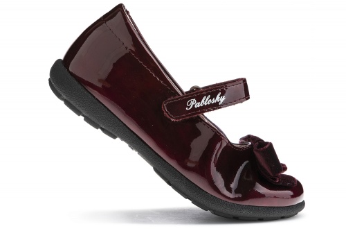 Туфли Pablosky для девочки, бордовые фото 8