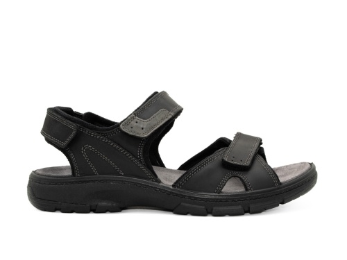 Мужские сандалии IMAC, чёрные фото 2