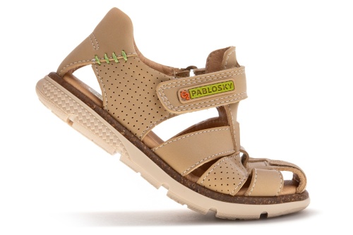 Сандалии PABLOSKY для мальчика, бежевые фото 5