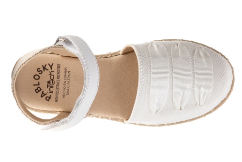 Эспадрильи PABLOSKY для девочки, белые фото 4