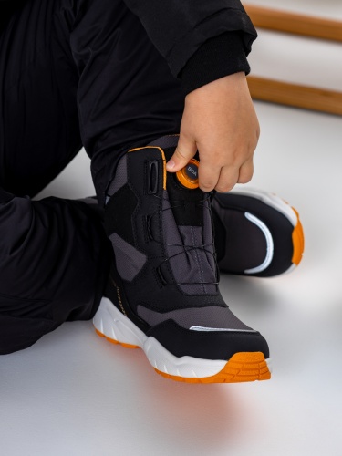 Полусапоги SUPERFIT для мальчика, черные фото 2