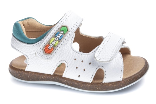 Сандалии Pablosky для мальчика, белые