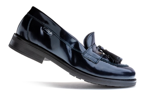 Лоферы PAOLA для девочки, синие фото 9