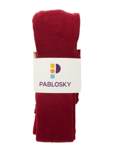 Колготки Pablosky детские, бордовые