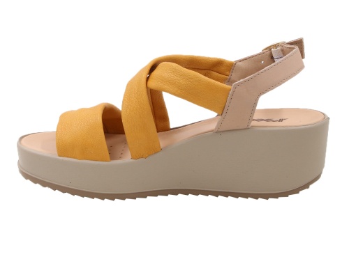 Женские босоножки IMAC, желтые фото 4