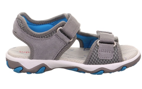 Сандалии Superfit для мальчика, серые фото 4