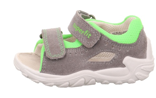 Сандалии SUPERFIT для мальчика, серые фото 2